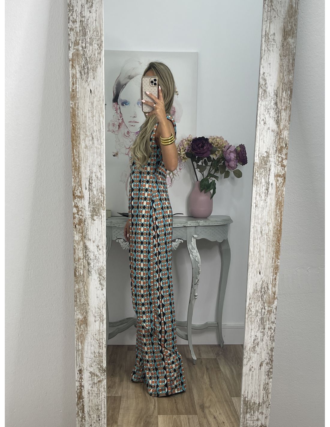 Owronline - New Arrival Abstract Printed Comfy Suit For Women