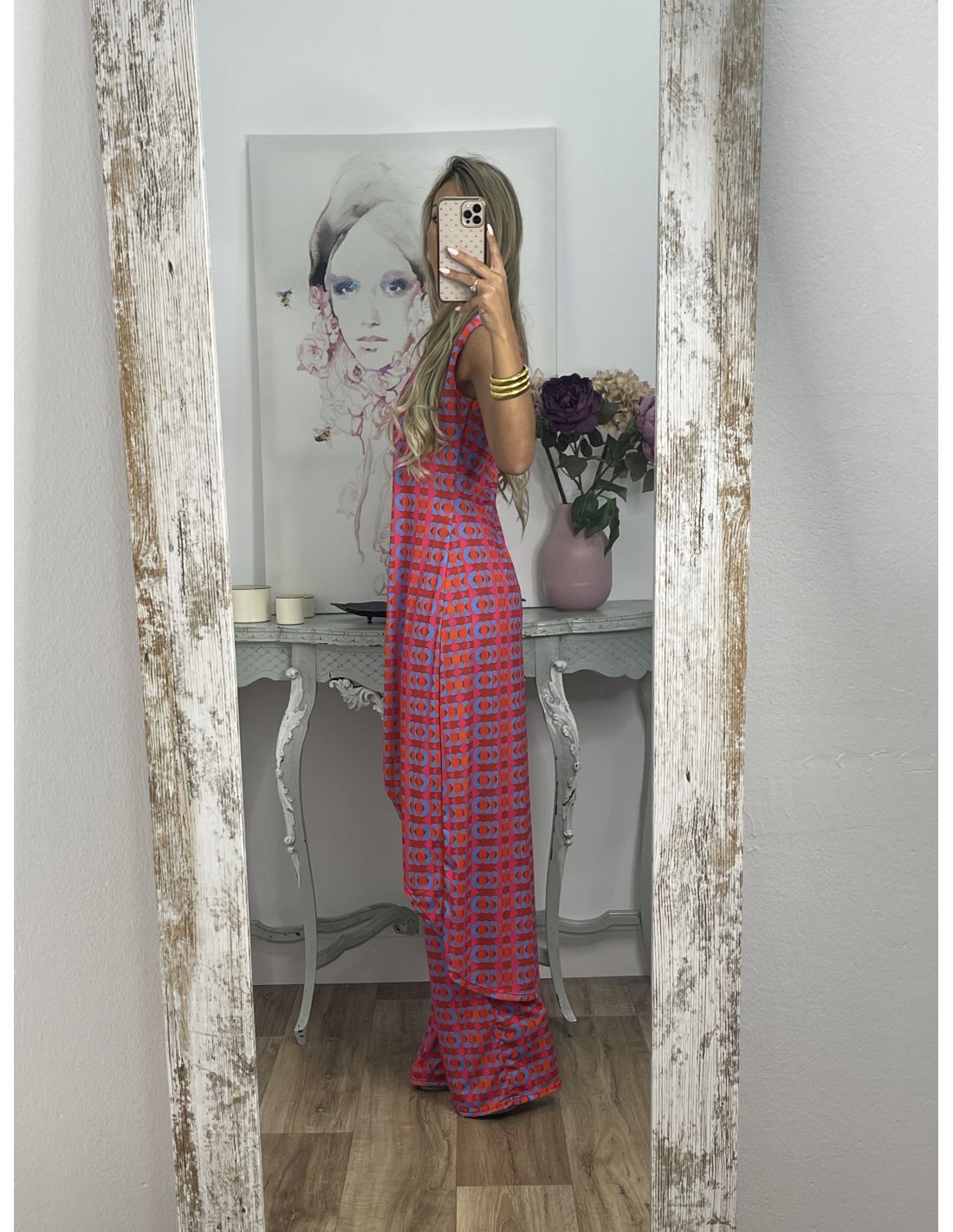 Owronline - New Arrival Abstract Printed Comfy Suit For Women