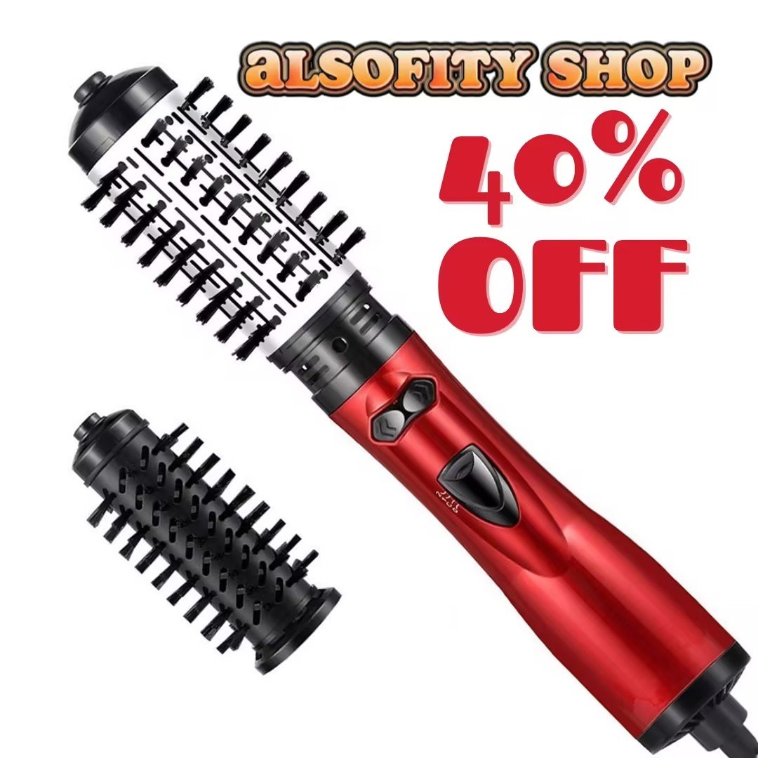 Owronline - The Hair Wizard, All-in-One Styler for Drying, Curling, and Straightening Hair
