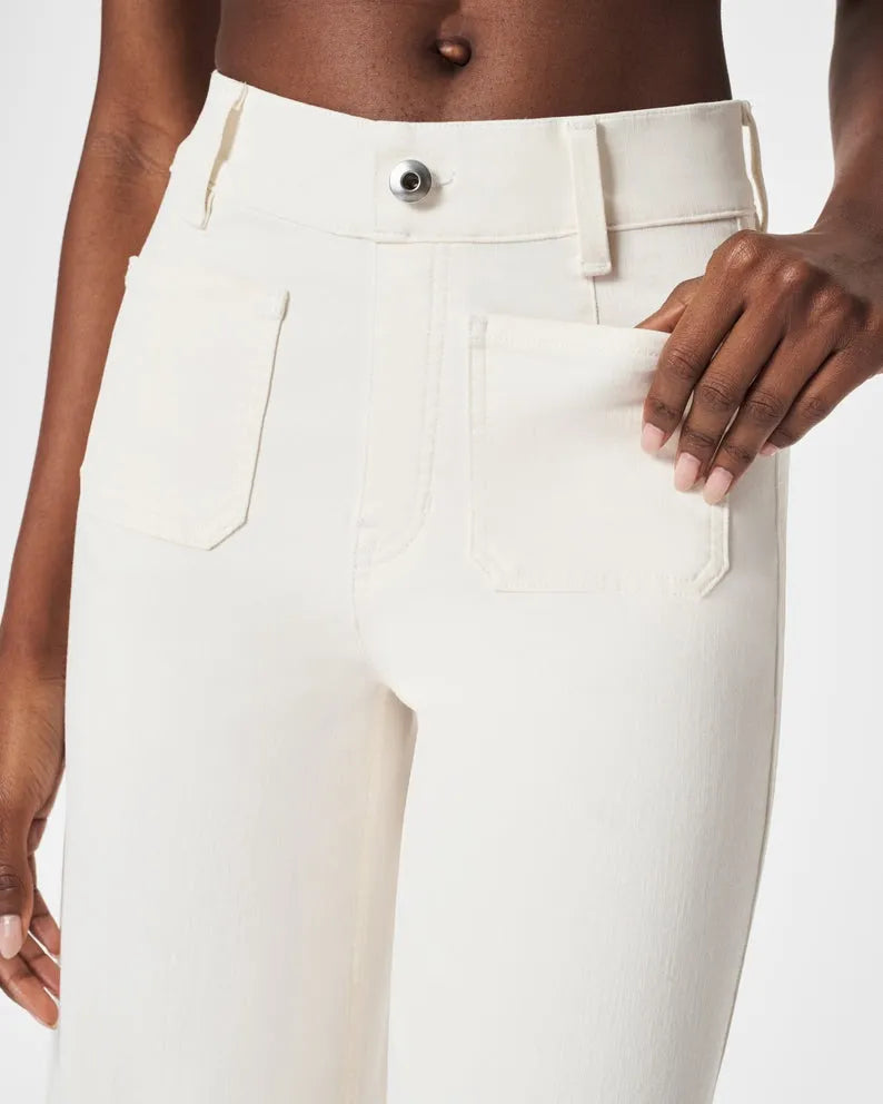 Owronline - Tummy Control Sailor Wide Leg Jeans