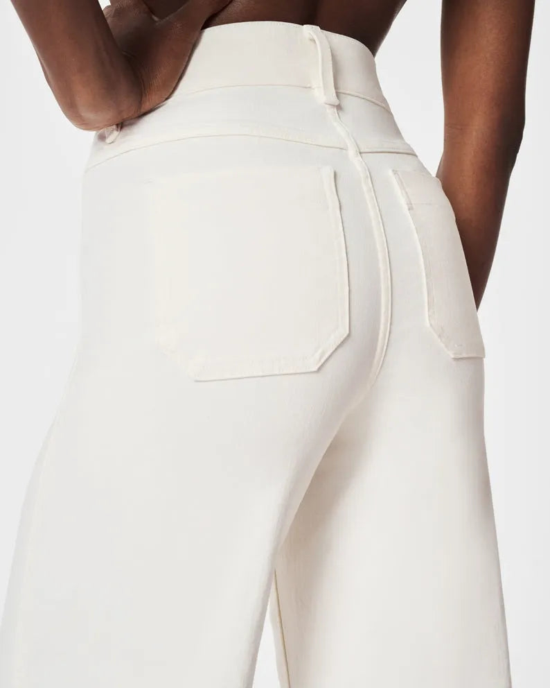 Owronline - Tummy Control Sailor Wide Leg Jeans