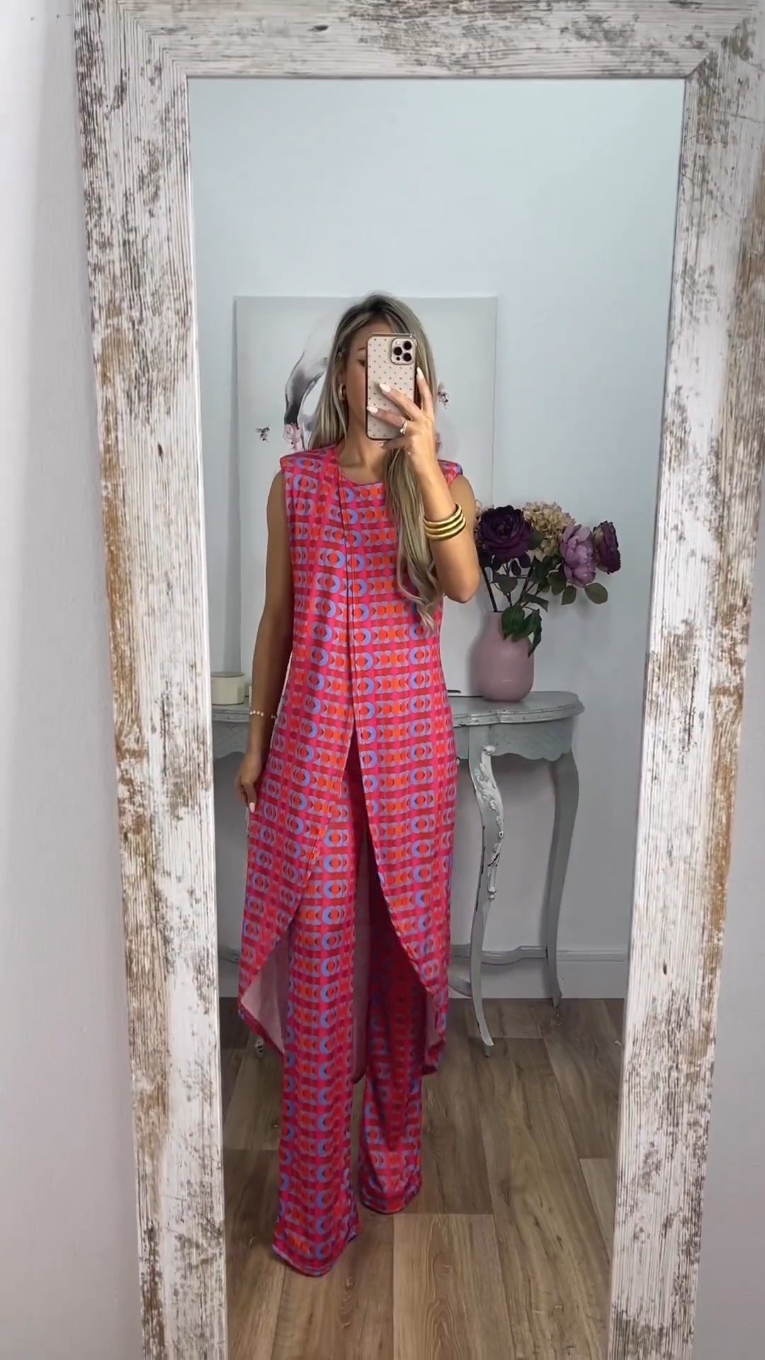 Owronline - New Arrival Abstract Printed Comfy Suit For Women