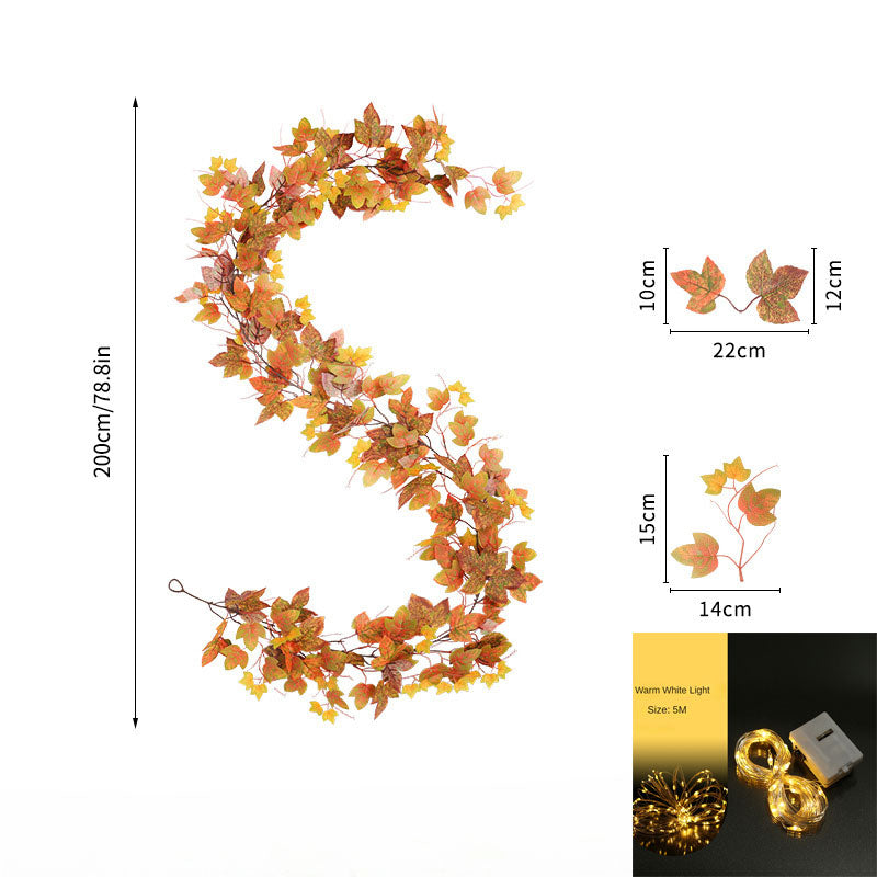 Owronline - Autumn Leaves LED Garland