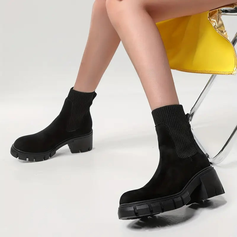 New Autumn And Winter Suede Boots