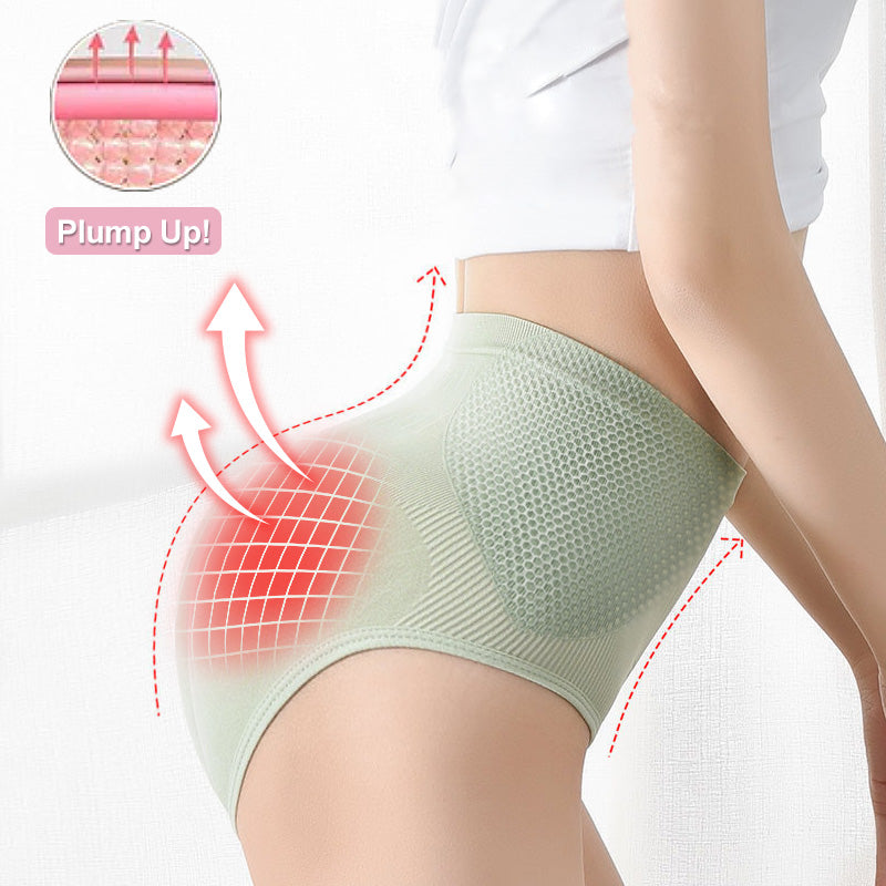 Owronline - New women's graphene seamless high-waisted antibacterial shaping panties