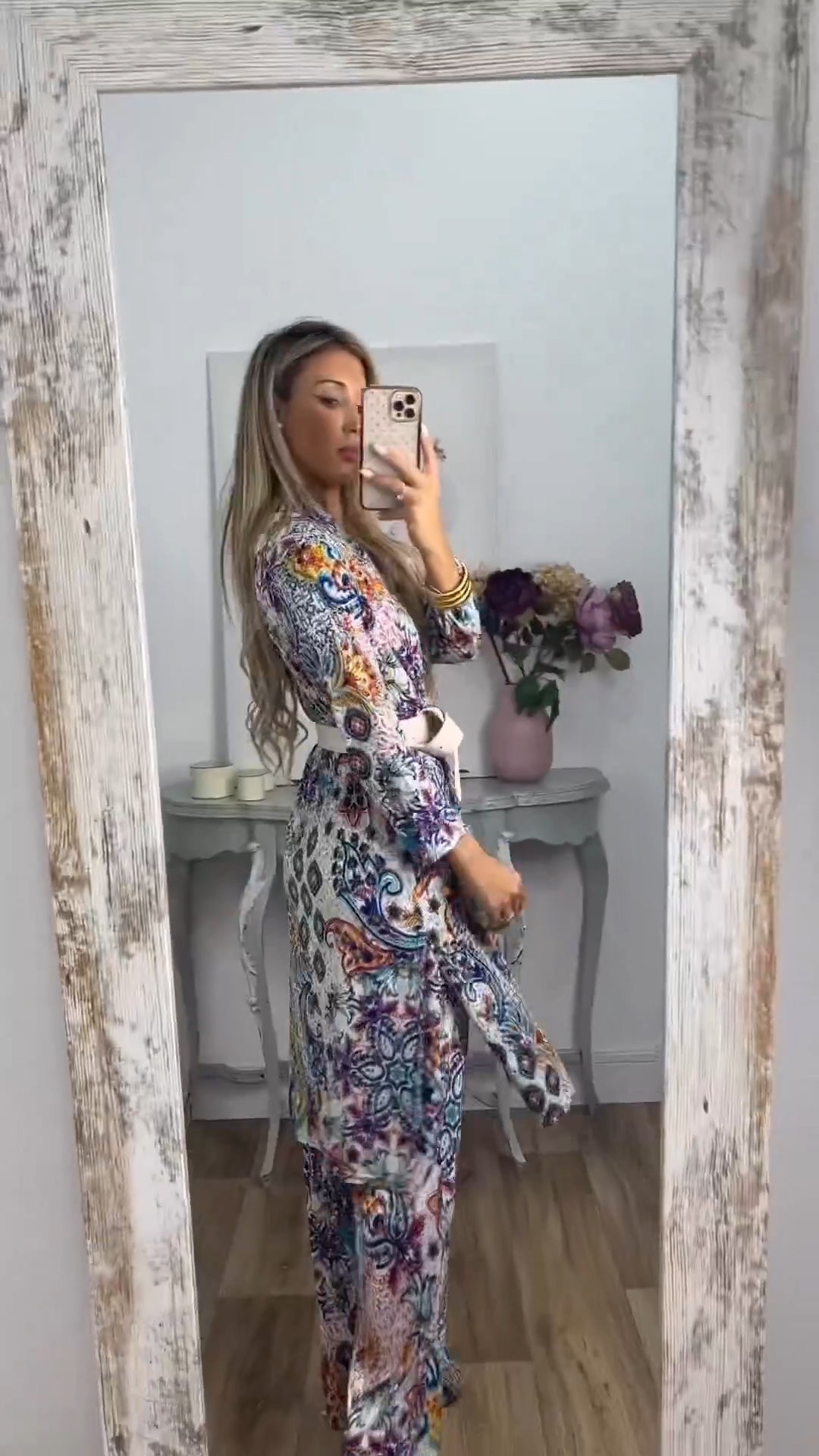 Owronline - New Arrival Abstract Printed Comfy Suit For Women