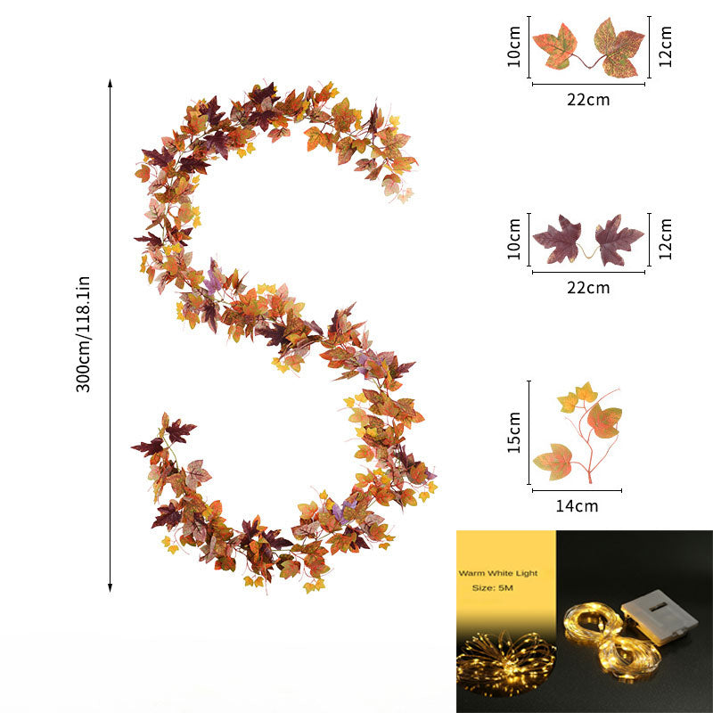 Owronline - Autumn Leaves LED Garland