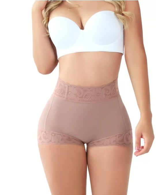 Owronline - Women Lace Classic Daily Wear Body Shaper Butt Lifter Panty Smoothing Brief