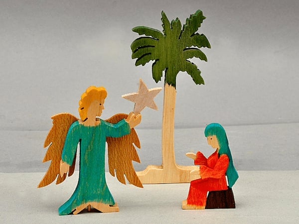 Owronline - The Christmas Story Unique Nativity Set Wooden Nativity Scene - owronline