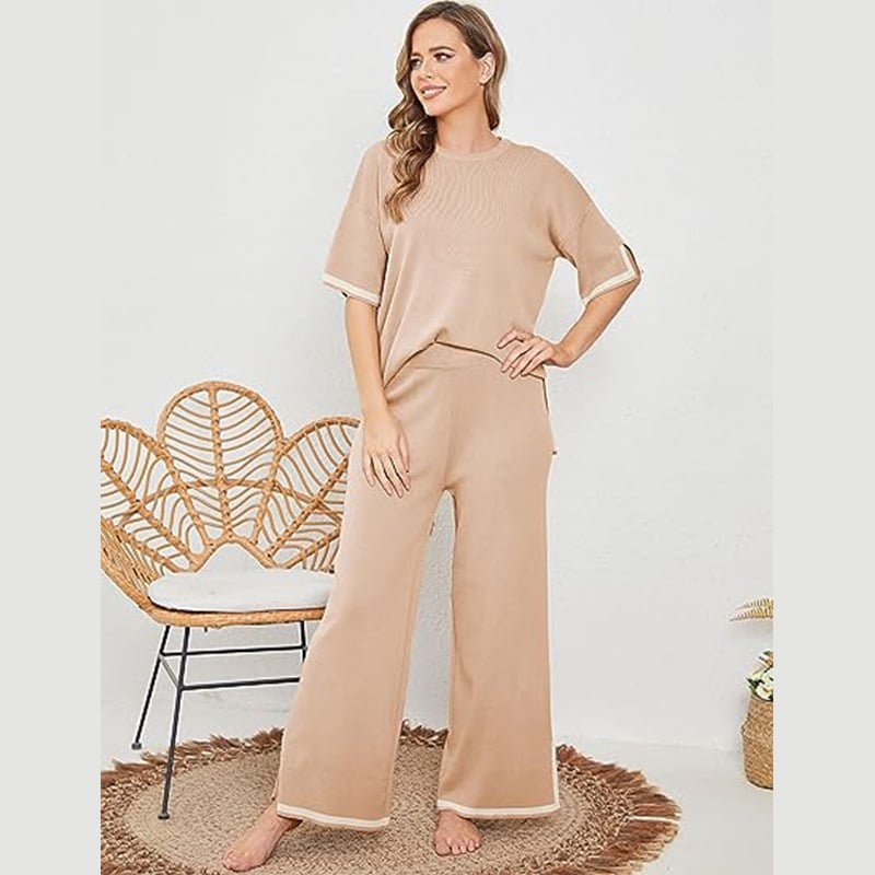 Owronline - Classy Elastic Knit Lounge Set