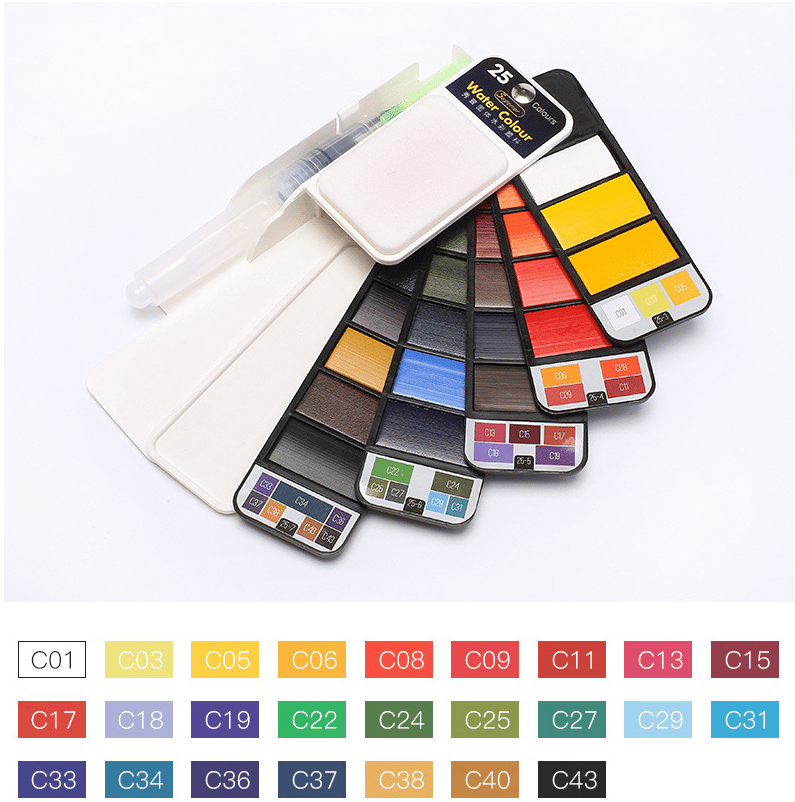 Owronline - Handy Watercolor Travel Kit - owronline