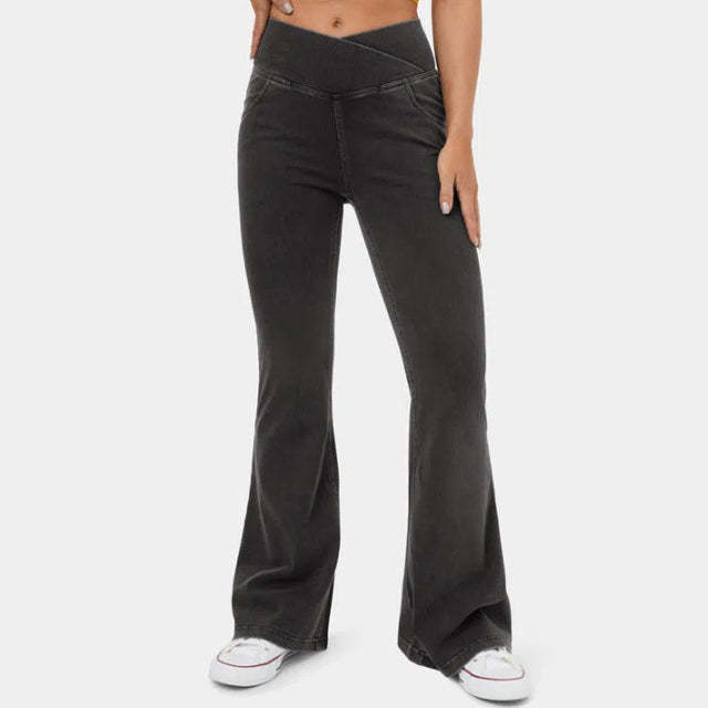 Owronline - Magic High Waisted Flare Pants