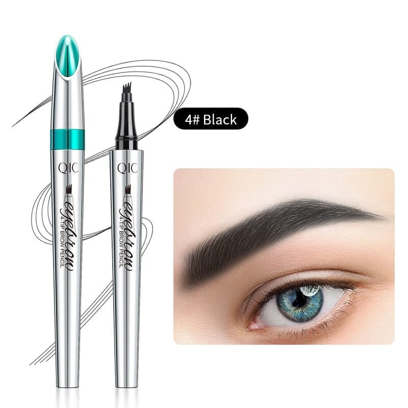 ✨Owronline✨3D Waterproof Microblading Eyebrow Pen 4 Fork Tip Tattoo Pencil