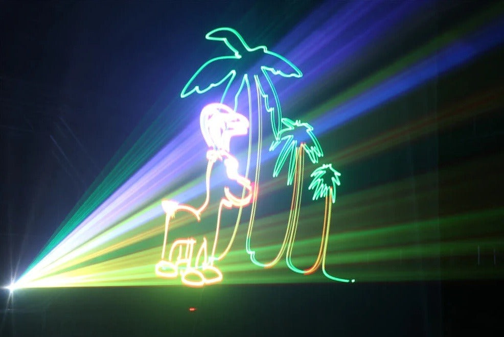 Owronline - Built-in battery APP remote control laser show projector