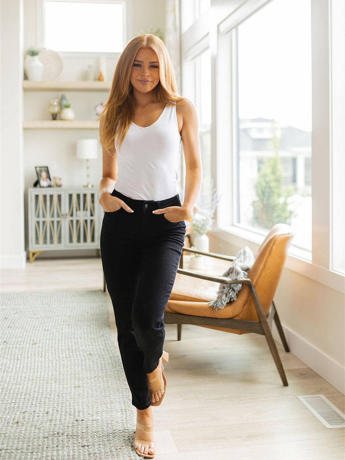 💥Owronline✨Tummy Control Bootcut Jeans