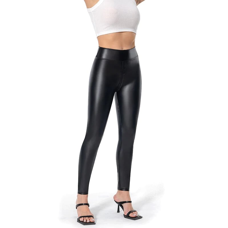 Owronline - Matte Leather Trousers - owronline