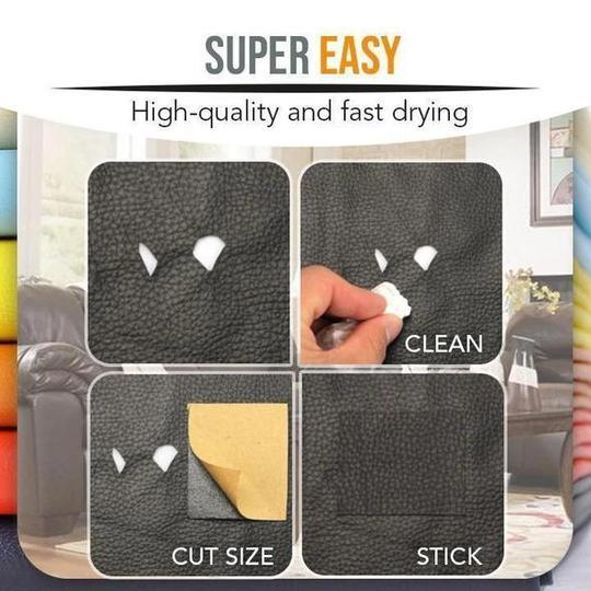 Owronline - Self Adhesive Leather Patch Cuttable Sofa Repairing