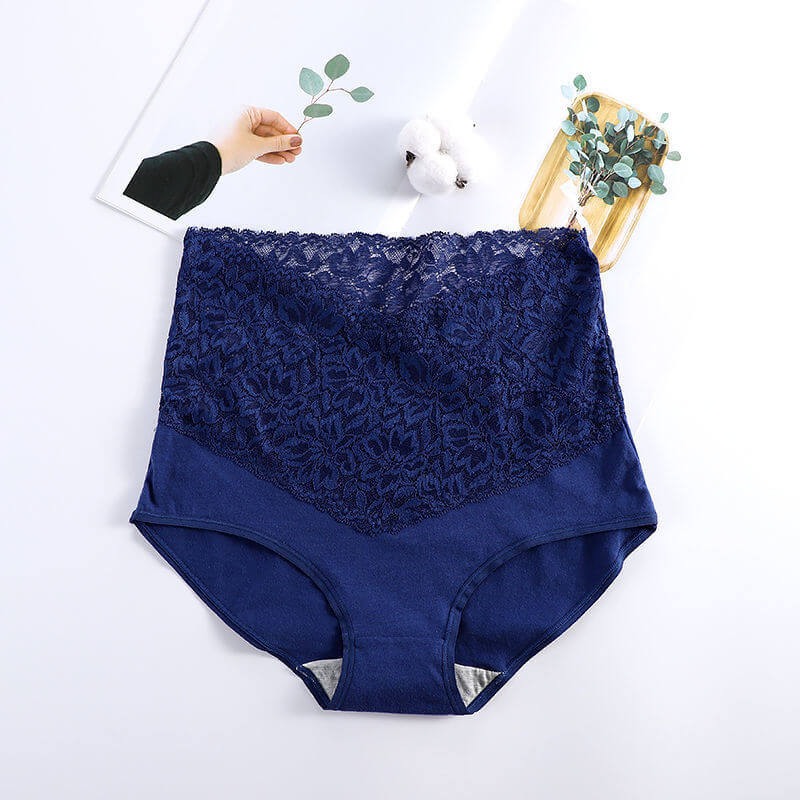 Owronline - Ladies high waist cotton lace panties - owronline