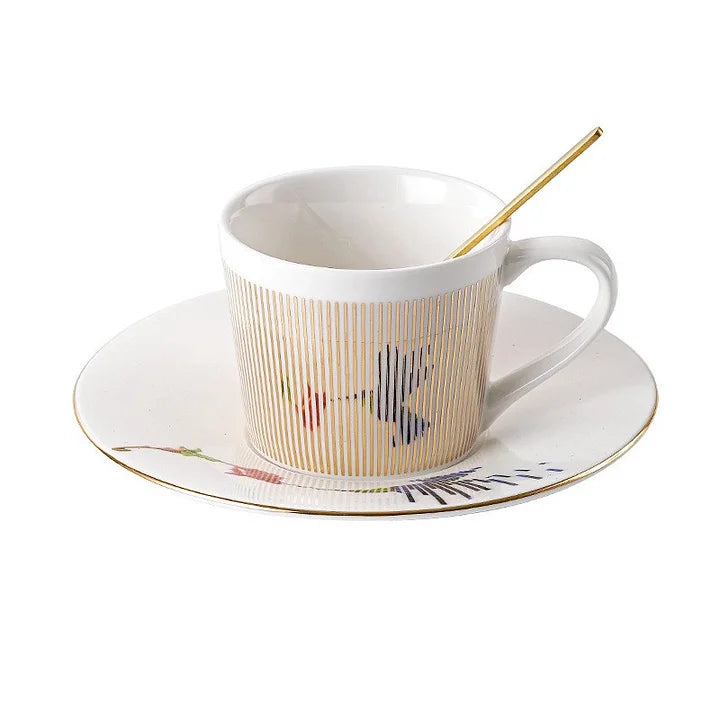 Owronline - Moving Reflection Creative Coffee Cup Mirror Reflection Coffee Mug
