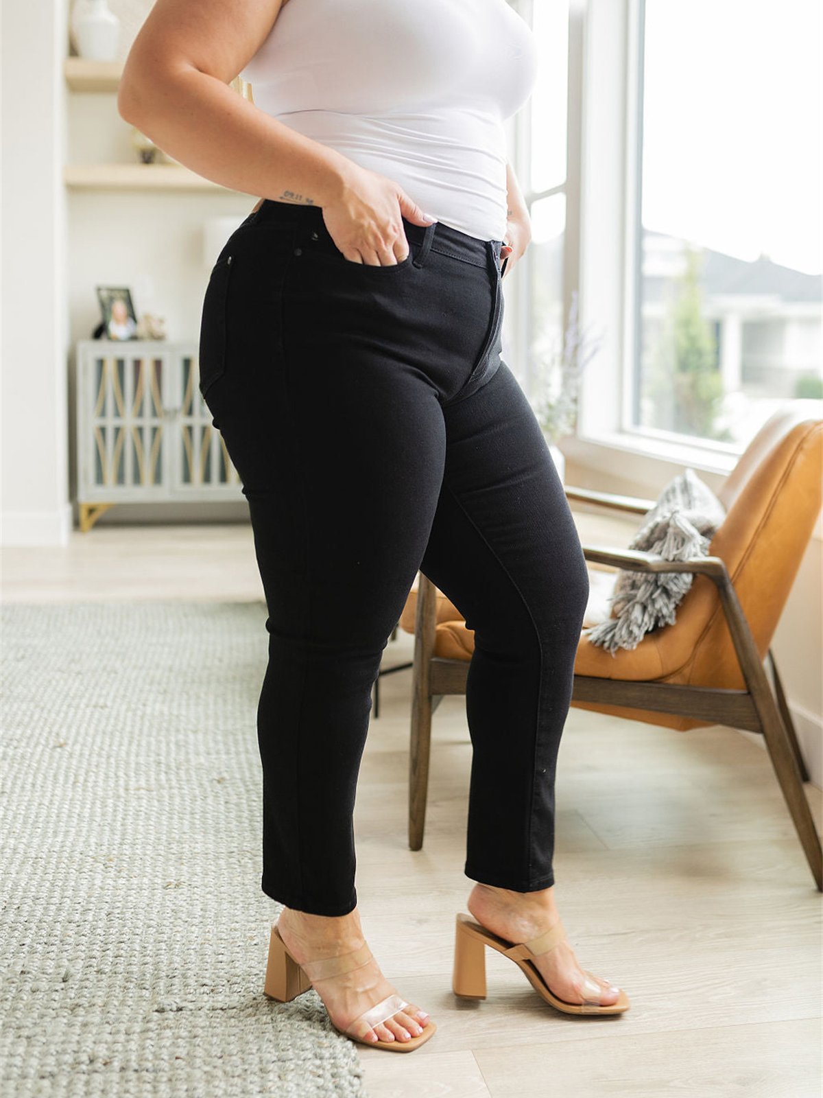 💥Owronline✨Tummy Control Bootcut Jeans