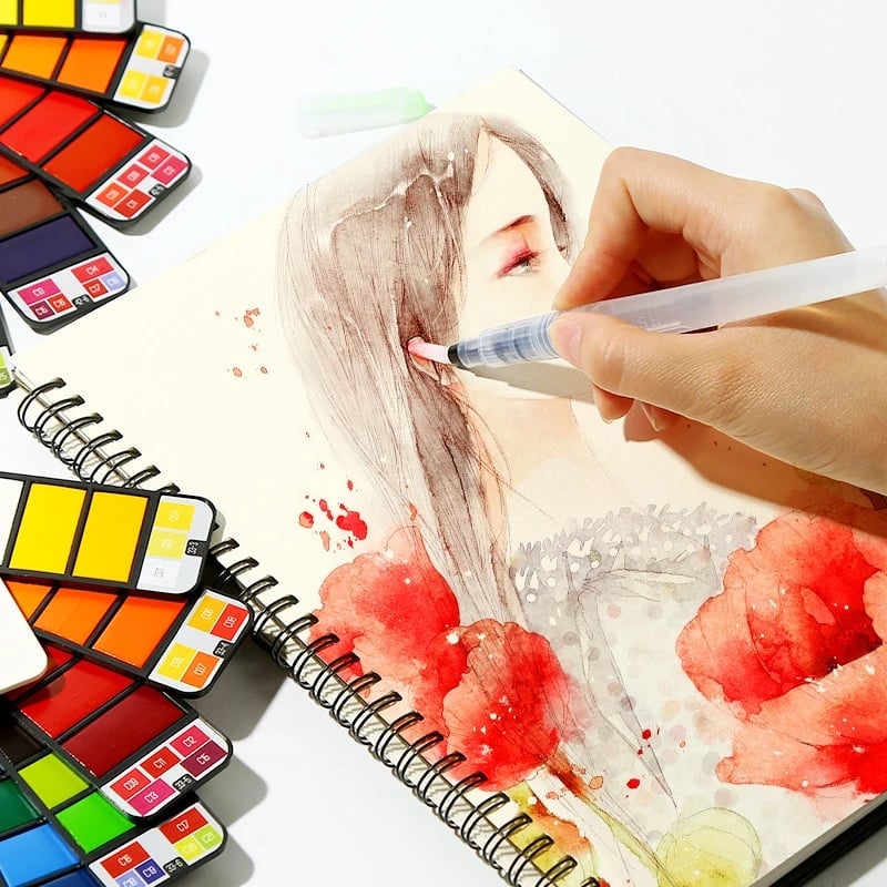 Owronline - Handy Watercolor Travel Kit - owronline
