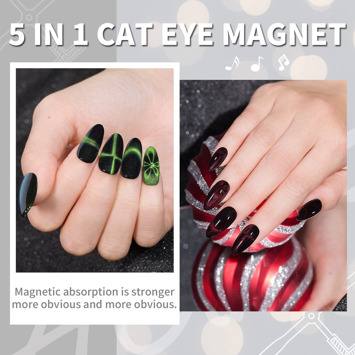 5-in-1 Fancy Cat Eye Magnet-Latest