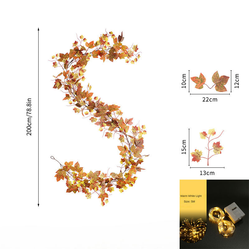 Owronline - Autumn Leaves LED Garland
