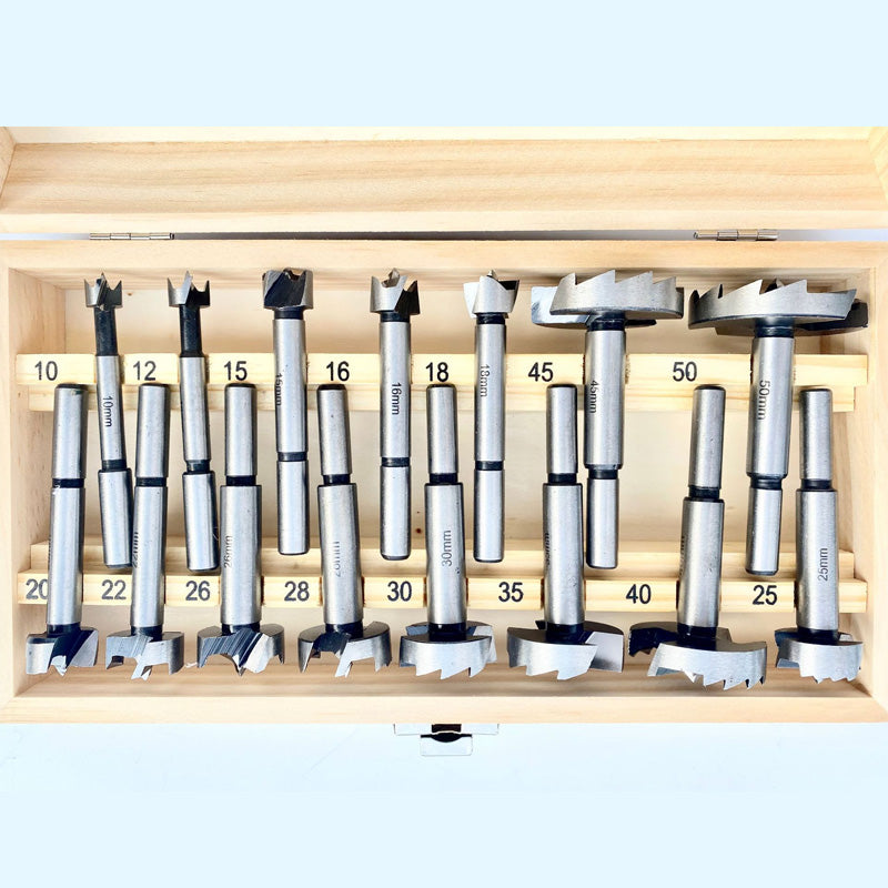 Owronline - Bit Set with Round Shank for Wood