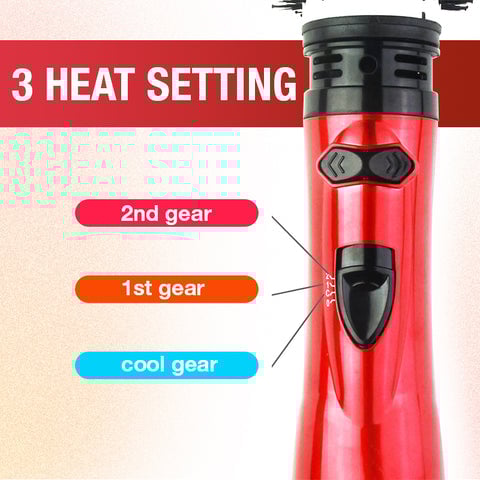 Owronline - The Hair Wizard, All-in-One Styler for Drying, Curling, and Straightening Hair