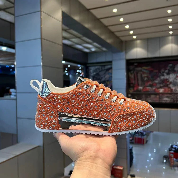 💥Owronline👟Diamond-encrusted Sneakers for Men