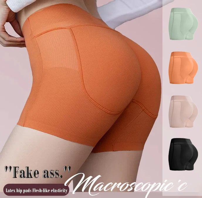 Owronline - Latex False Buttocks Square Angle Underwear
