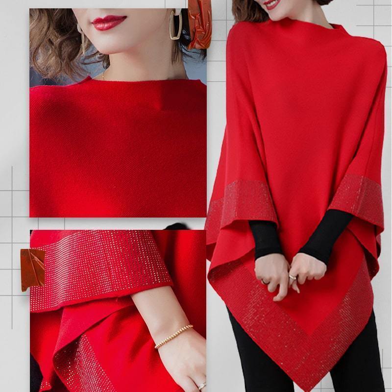 Owronline - Shiny Women's Wool Shawl
