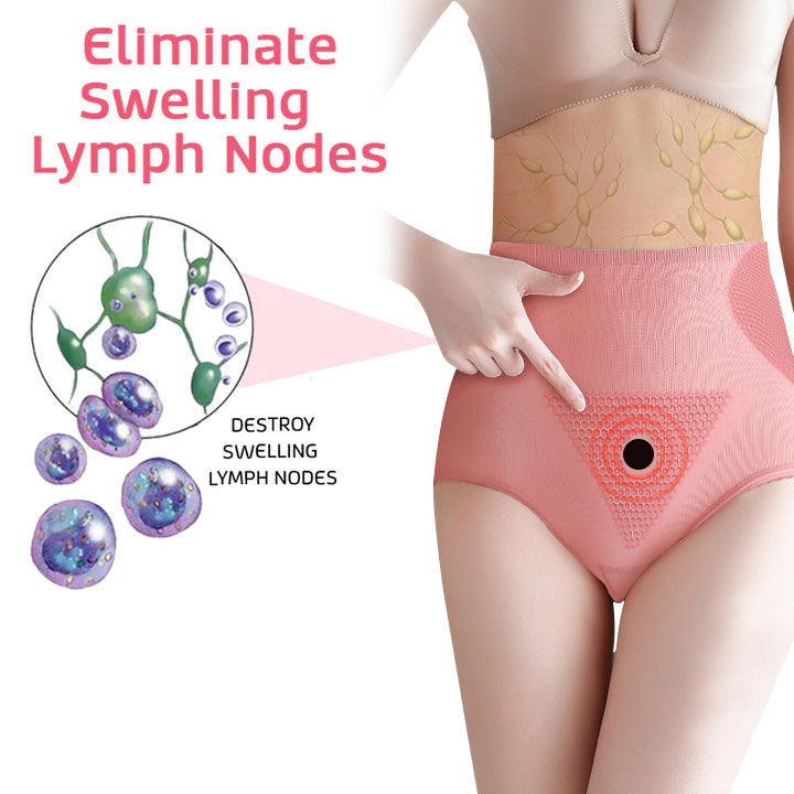 Owronline - New women's graphene seamless high-waisted antibacterial shaping panties