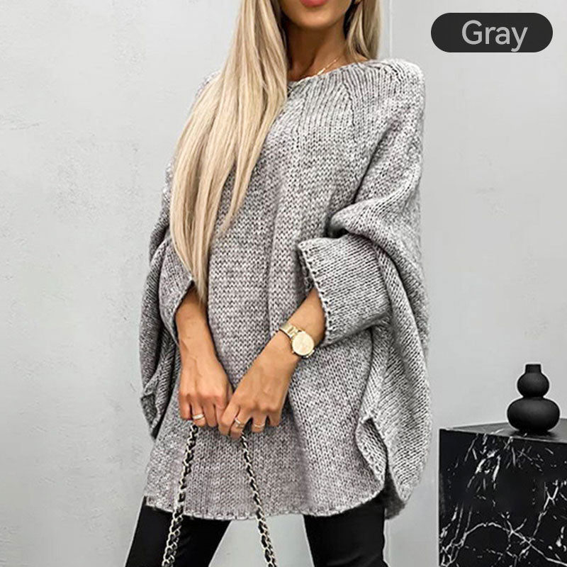 šHOT SALEš Womenās Elegant Knitted Cape Sweater