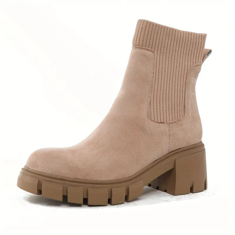 New Autumn And Winter Suede Boots