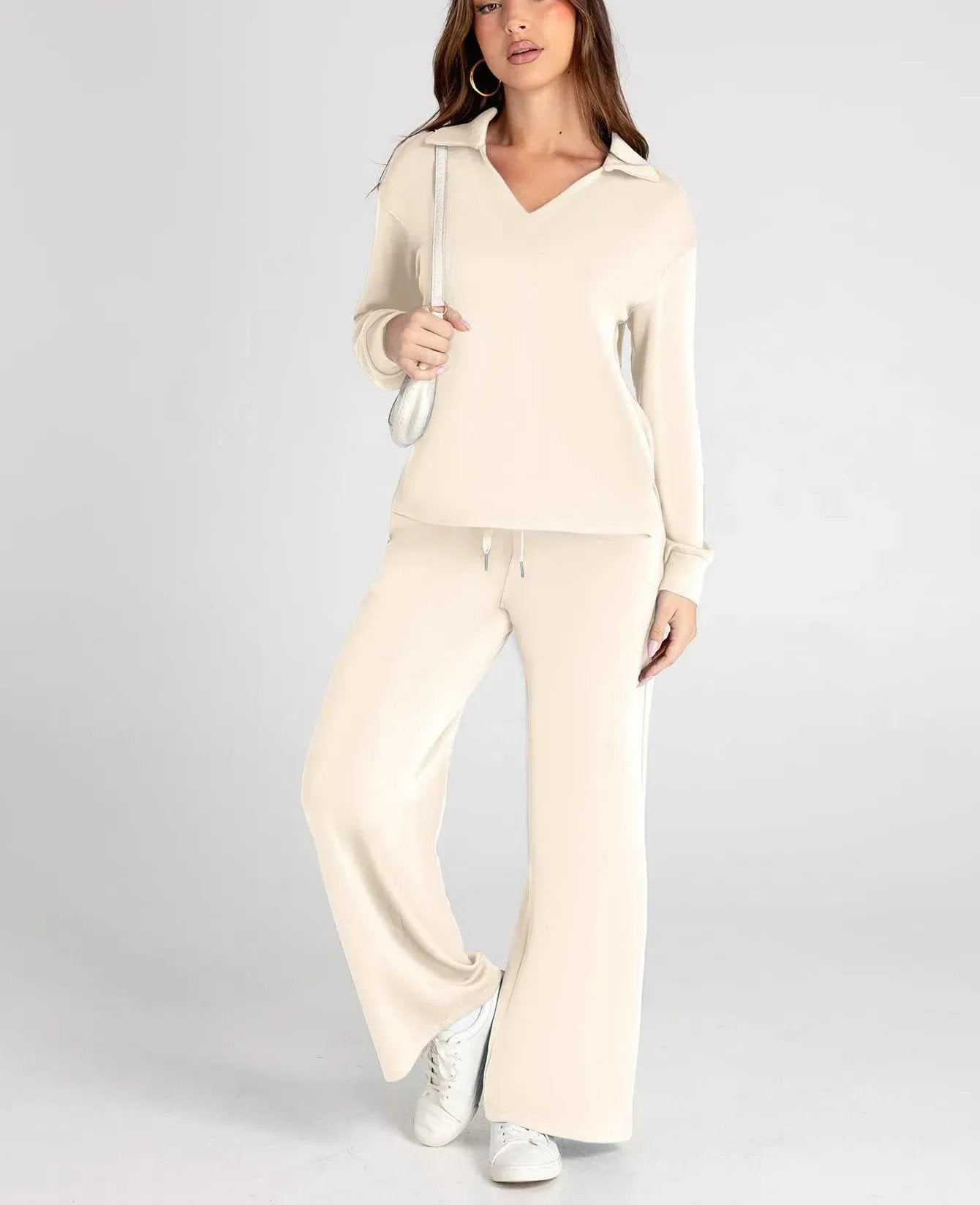Owronline - Casual Long Sleeve Sweatsuits Sets