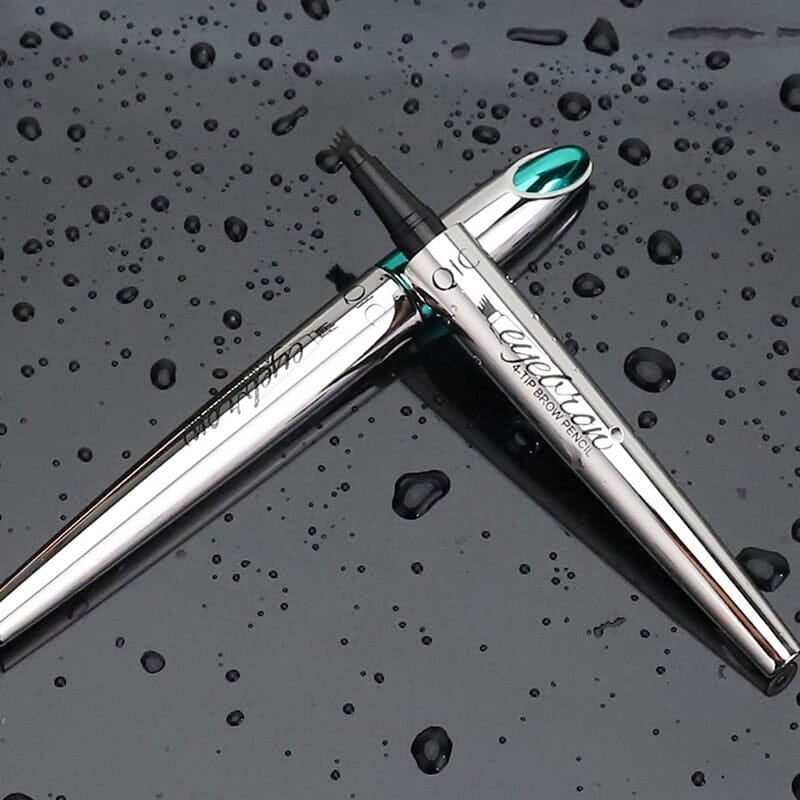 ✨Owronline✨3D Waterproof Microblading Eyebrow Pen 4 Fork Tip Tattoo Pencil
