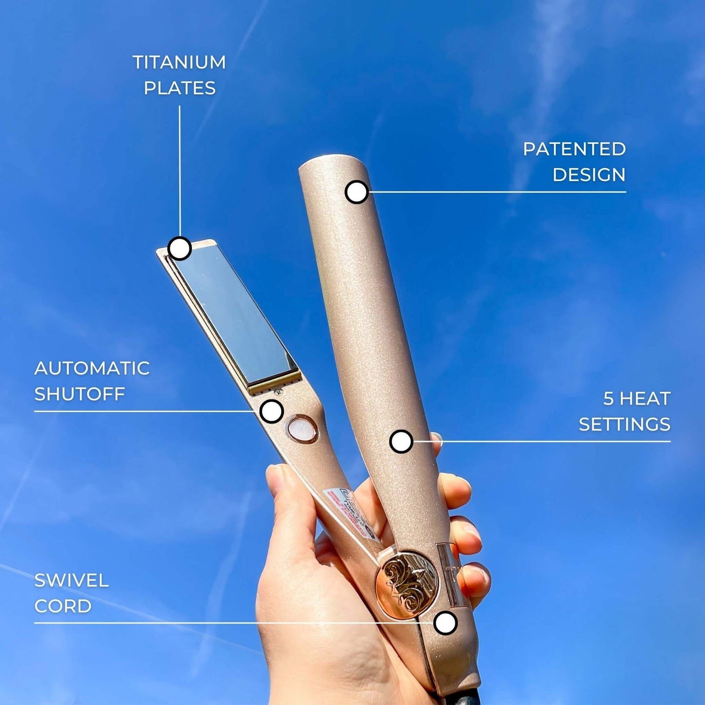 Owronline - 2-in-1 Hair Straightener Spiral Wave Curler - owronline