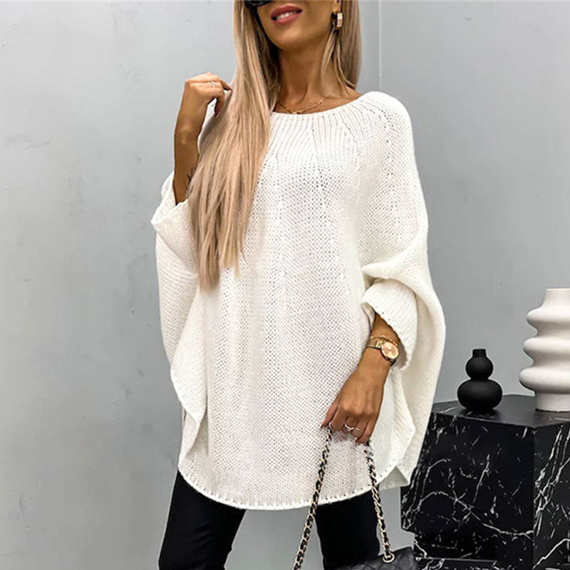 šHOT SALEš Womenās Elegant Knitted Cape Sweater