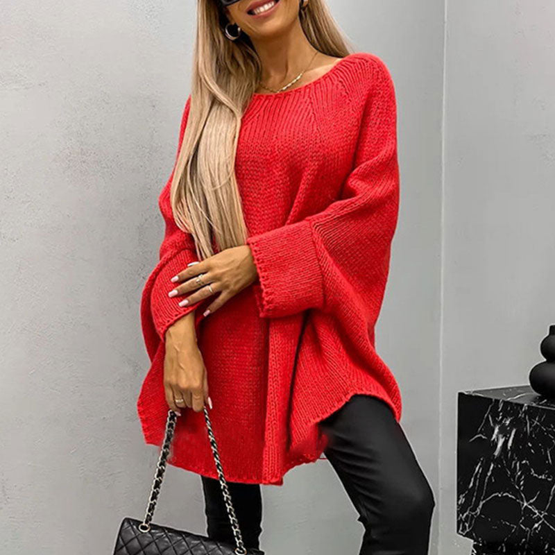šHOT SALEš Womenās Elegant Knitted Cape Sweater