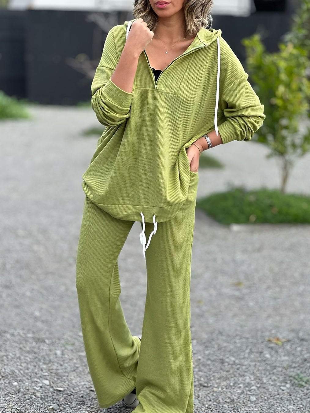 Owronline - Women's Contrasting Casual Suit