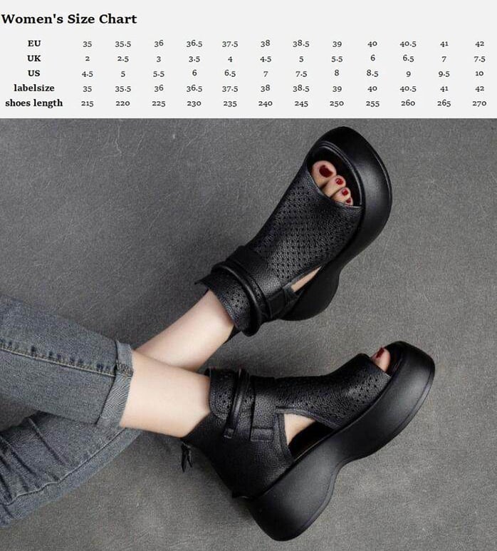 Owronline - Newest Women's Retro Soft PU Leather Sandalias