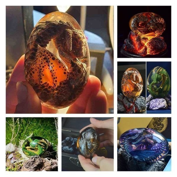 Owronline - Lava Dragon Egg-Perfect gift for dragon lovers
