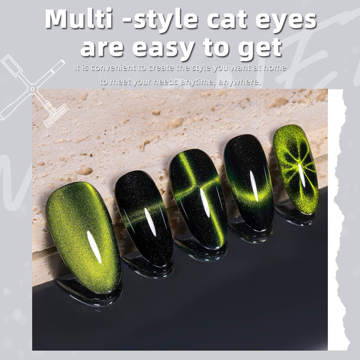 5-in-1 Fancy Cat Eye Magnet-Latest