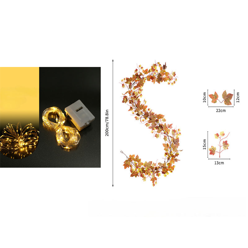 Owronline - Autumn Leaves LED Garland