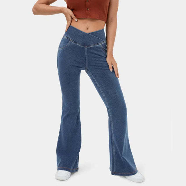 Owronline - Magic High Waisted Flare Pants