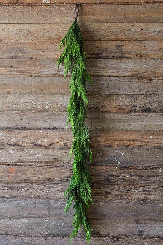 🔥Last day! 💥Special sale - real touch deluxe norfolk pine garland - owronline