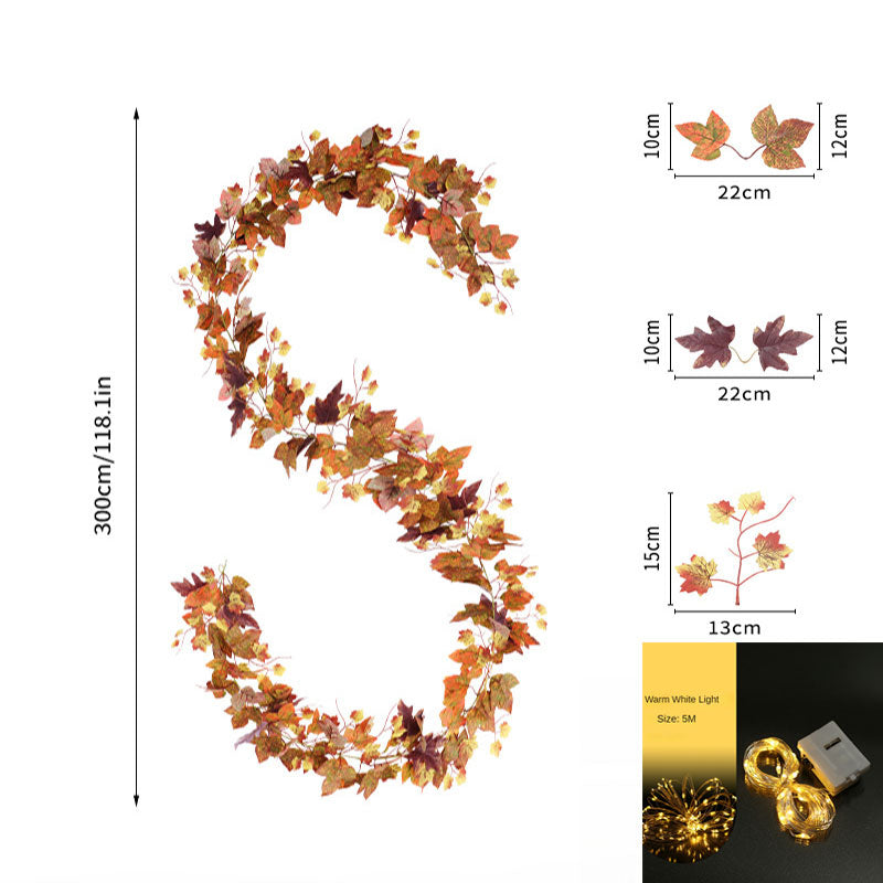 Owronline - Autumn Leaves LED Garland