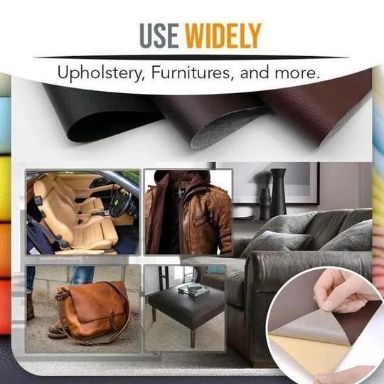Owronline - Self Adhesive Leather Patch Cuttable Sofa Repairing