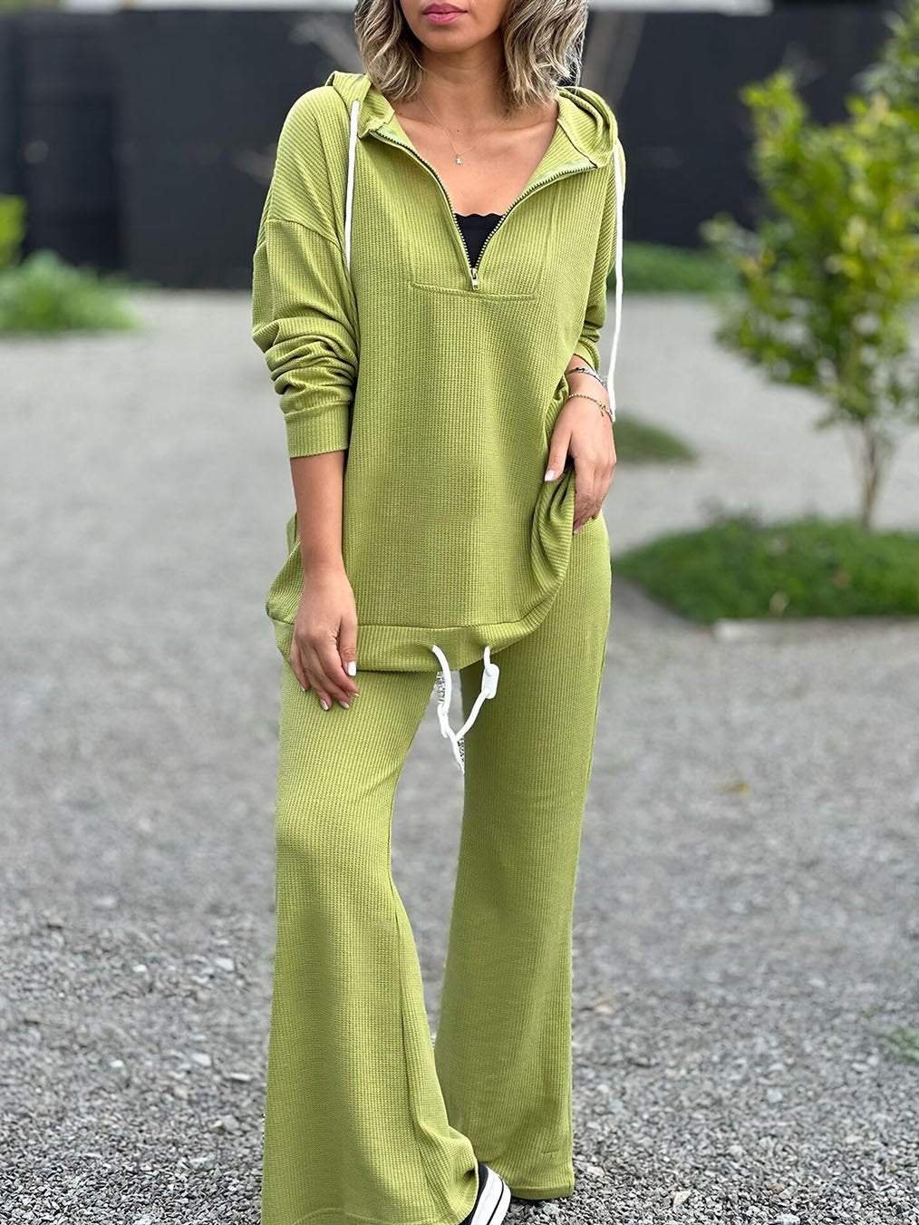 Owronline - Women's Contrasting Casual Suit